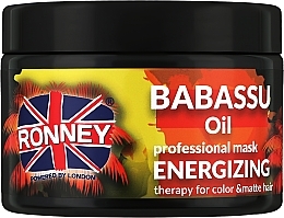 Fragrances, Perfumes, Cosmetics Color-Treated Hair Mask - Ronney Mask Babassu Oil Energizing Therapy