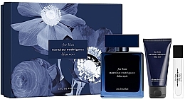 Fragrances, Perfumes, Cosmetics Narciso Rodriguez For Him Bleu Noir - Set (edp/100ml+edp/mini/10ml+sh/gel/50ml)