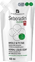 Fragrances, Perfumes, Cosmetics Liquid Soap with Essential Oils - Seboradin Clean Herbal Liquid Soap (doypack)