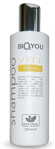 Vite Shampoo for Dry Hair - Bio2You Natural Shampoo For Dry Hair — photo N1