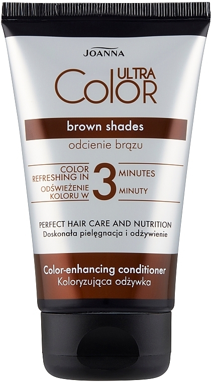 Tinted Hair Conditioner - Joanna Ultra Color System Brown Shades — photo N3