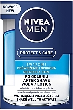 Fragrances, Perfumes, Cosmetics After Shave Lotion "Protection and Care" - NIVEA MEN After Shave Lotion