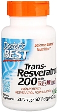 Fragrances, Perfumes, Cosmetics Trans-Resveratrol with ResVinol, 200mg, capsules - Doctor's Best