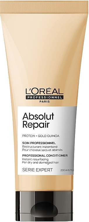 Hair Conditioner - L'Oreal Professionnel Absolut Repair Gold Quinoa +Protein Conditioner — photo N1