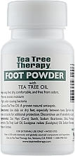 Tea Tree Oil Unscented Deodorant Foot Powder - Tea Tree Therapy Unscented Foot Powder — photo N2