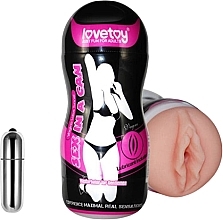 Fragrances, Perfumes, Cosmetics Vibrobullet Masturbator - Sex In A Can -Vibrating Vagina Tunnel 1