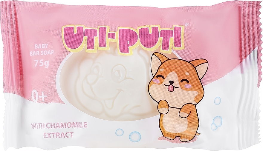 Chamomile Extract Baby Soap 'Uti-Puti. Puppy' - Uti-Puti — photo N1