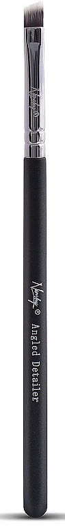 Makeup Brush, EB-02-OB - Nanshy Angled Detailer Brush Onyx Black — photo N1