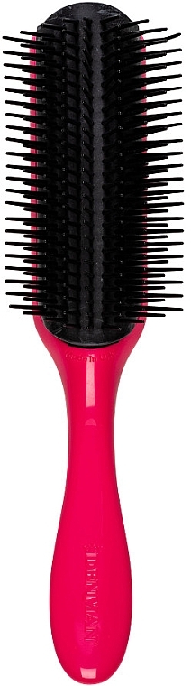 D4 Hair Brush, black and pink - Denman Original Styling Brush D4 Asian Orchid — photo N1