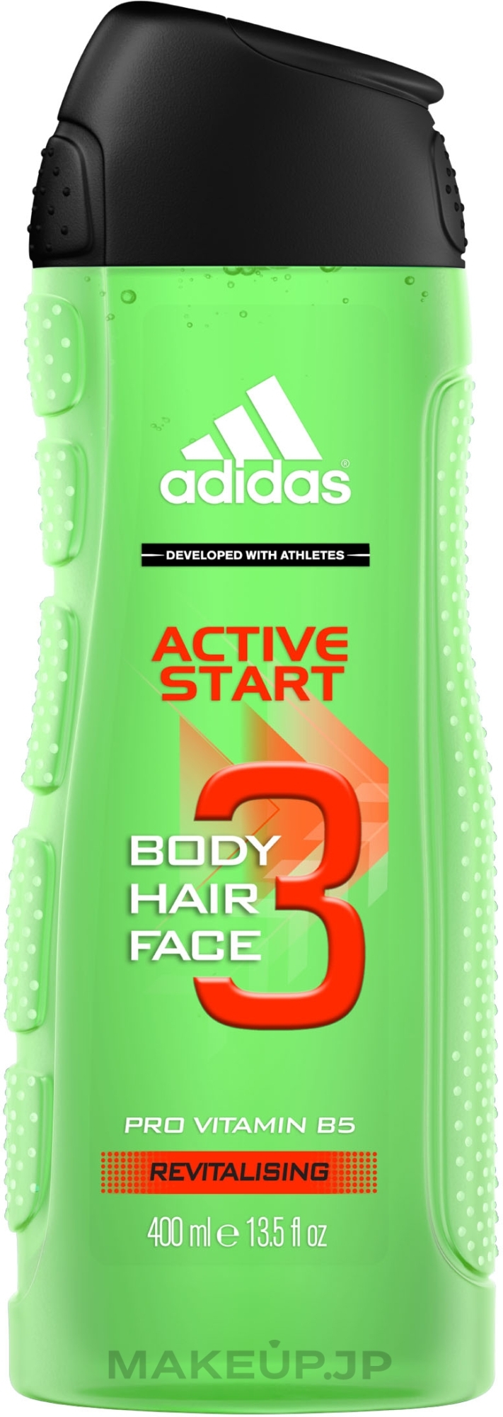 Shower Gel - Adidas Active Start Revitalising Hair & Body Shower — photo 400 ml