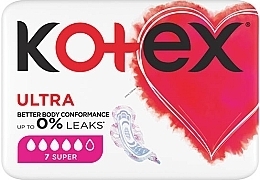 Fragrances, Perfumes, Cosmetics Sanitary Pads, 7 pcs - Kotex Ultra Super