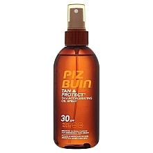 Fragrances, Perfumes, Cosmetics Protecting & Tan Accelerating Oil - Piz Buin Tan&Protect Tan Accelerating Oil Spray SPF30