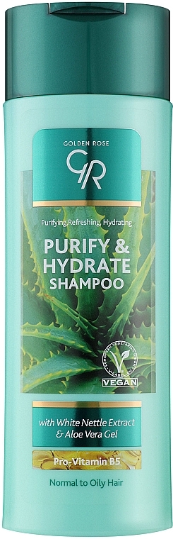 Shampoo for Normal and Greasy Hair - Golden Purify & Hydrate Shampoo — photo N1