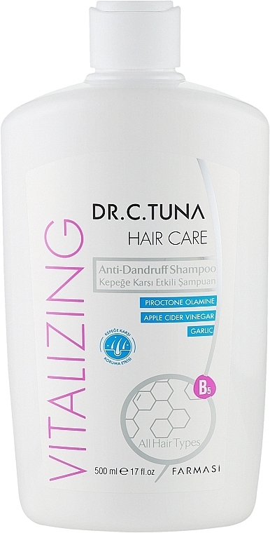 Anti-Dandruff Shampoo - Farmasi Dr. C.Tuna Vitalizing Hair Care — photo N1