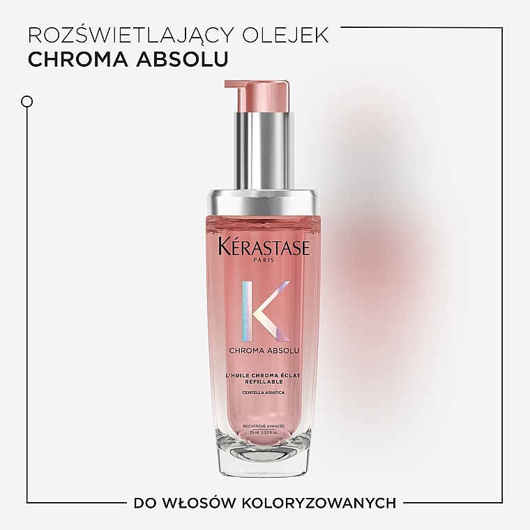 Shiny Hair Oil - Kerastase Chroma Absolu Radiance Sublimating Oil Refillable — photo N6