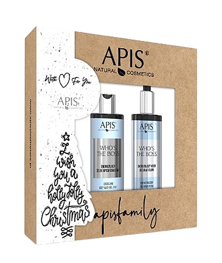 Set - APIS Professional Who's The Boss Gift Set (h/cr/300ml + sh/gel/300ml) — photo N1