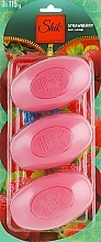 Fragrances, Perfumes, Cosmetics Toilet Soap in Blister "Strawberry" - "Shik"