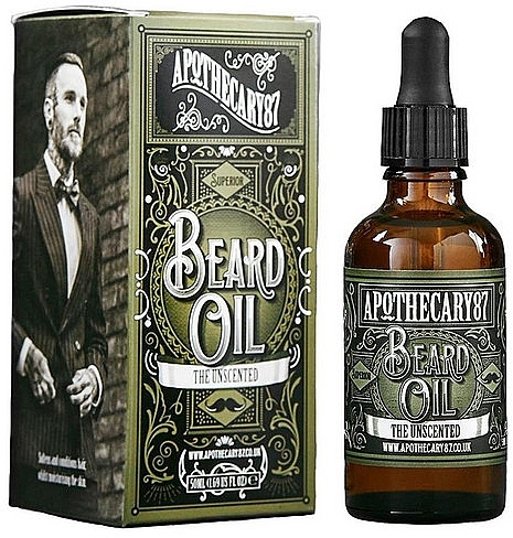 Beard Oil - Apothecary 87 The Unscented Beard Oil — photo N4