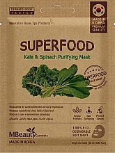 Fragrances, Perfumes, Cosmetics Cabbage and Spinach Cleansing Face Mask - MBeauty Cosmetics Superfood Kale & Spinach Purifying Mask