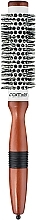 Fragrances, Perfumes, Cosmetics Round Blow Dry Brush "Ceramic de luxe", 25/40 mm - Comair