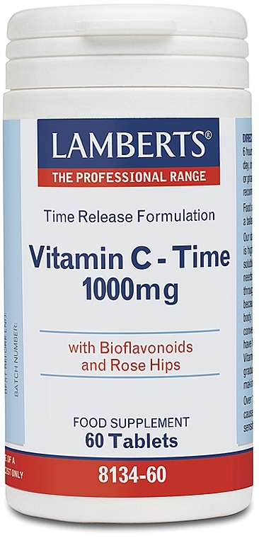 Vitamin C 1000mg Dietary Supplement - Lamberts Vitamin C Time 1000mg — photo N1