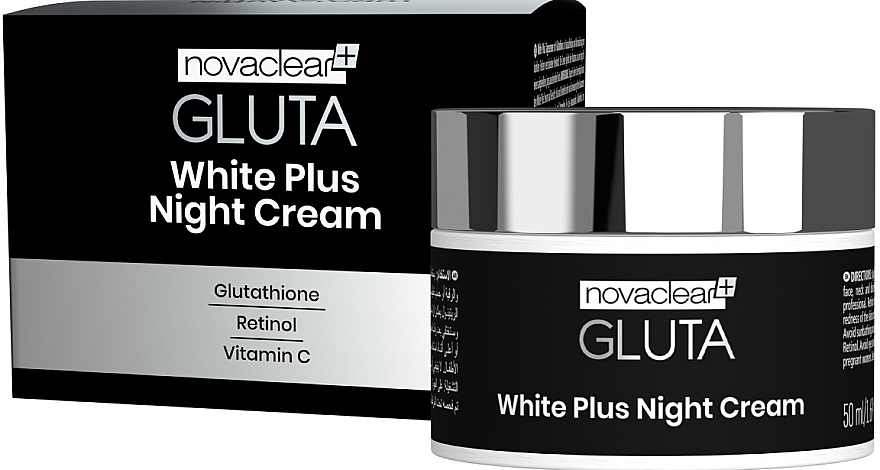 Night Face Cream - Novaclear Gluta White Plus Night Cream — photo N1