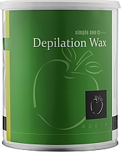 Hot Depilation Wax in Jar 'Green Apple' - Simple Use Beauty Depilation Wax — photo N1