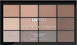 Eyeshadow Palette - LN Pro Infinity Color Eyeshadow Pallette — photo N8