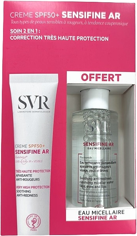 Set - SVR Sensifine AR (cr/40ml + micel/water/75ml) — photo N1