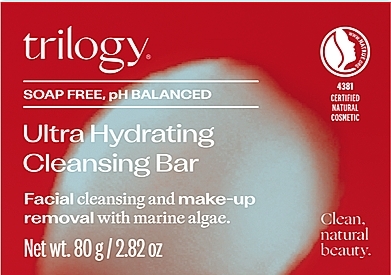 Ultra-Hydrating Face Soap - Trilogy Ultra Hydrating Cleansing Bar — photo N2