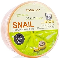 Fragrances, Perfumes, Cosmetics Snail Mucin Moisturizing Anti-Aging Gel - FarmStay Moisture Soothing Gel Snail