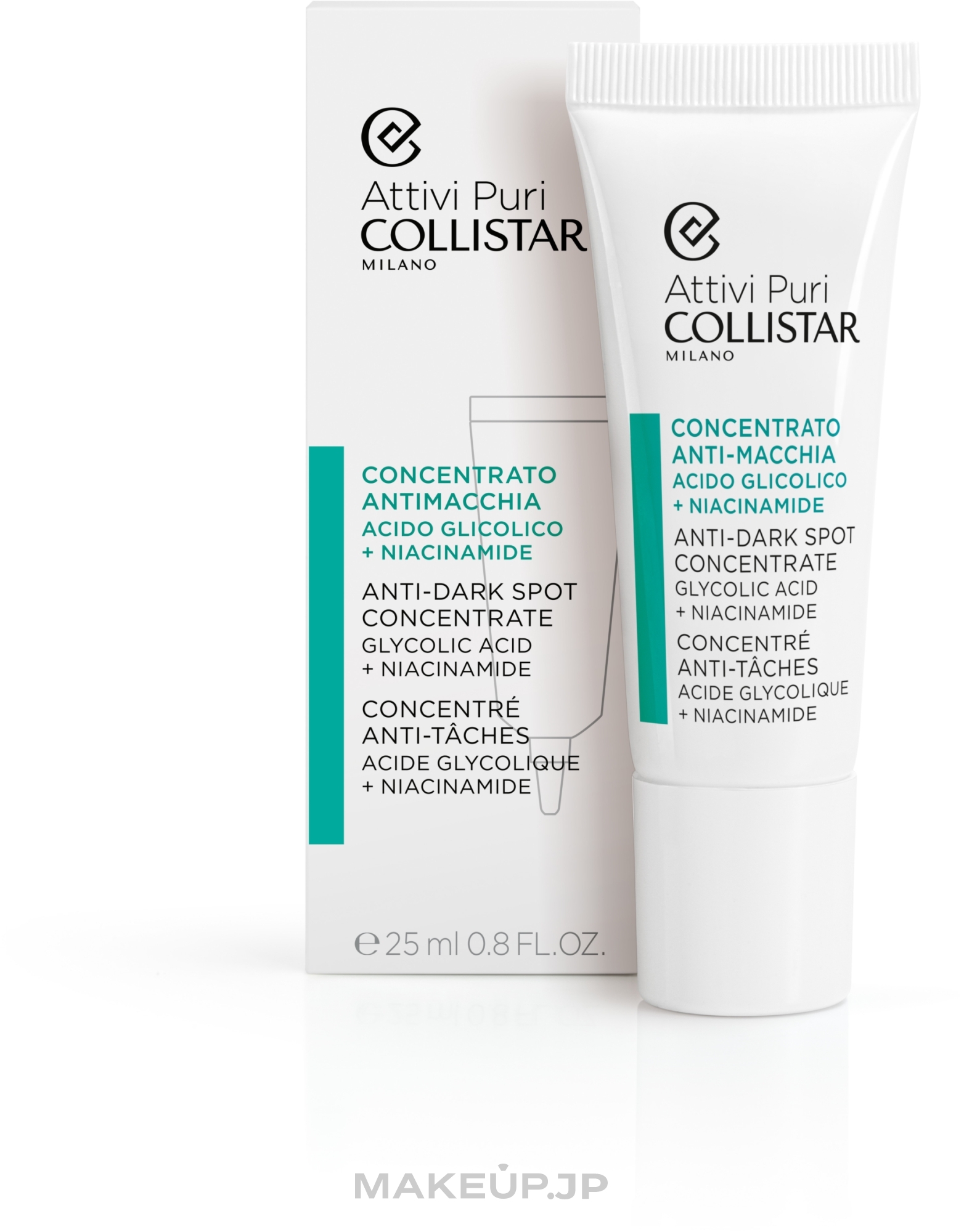 Anti-Wrinkle Concentrate from Age Spots - Collistar Anti-Dark Spot Concentrate Glycolic Acid/Niacinamide — photo 25 ml