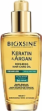 Fragrances, Perfumes, Cosmetics Repairing Hair Oil - Biota Bioxsine Keratin & Argan Repairing Hair Care Oil