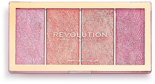 Blush Palette - Makeup Revolution Vintage Lace Blush Palette — photo N3