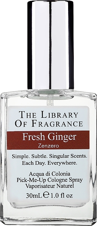 Demeter Fragrance The Library of Fragrance Fresh Ginger Pick-Me-Up Cologne Spray - Eau de Cologne — photo N1