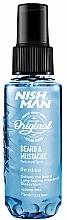 Beard & Mustache Care Spray - Nishman Beard & Mustache Perfumed Spray Genius — photo N1