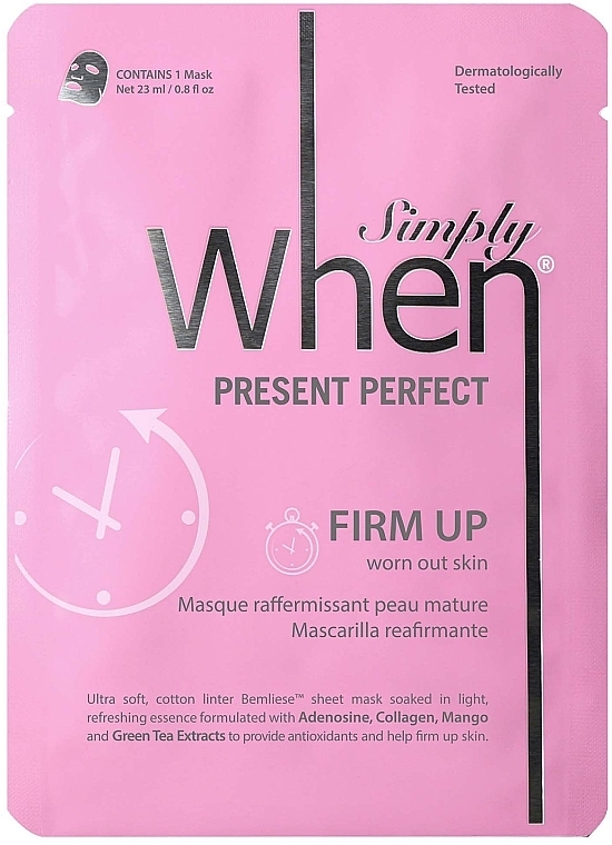 Firming Face Mask for Mature Skin - When Simply Present Perfect — photo N1