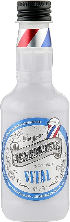 Anti-Dandruff Shampoo with Peeling Effect - Beardburys Vital Shampoo — photo N1