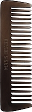 Fragrances, Perfumes, Cosmetics Men Beard Comb, MB203, dark brown - Man'S Beard Horn Comb