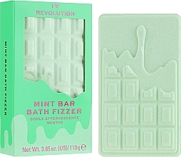 Bath Bomb - I Heart Revolution Chocolate Bar Bath Fizzer "Mint" — photo N1