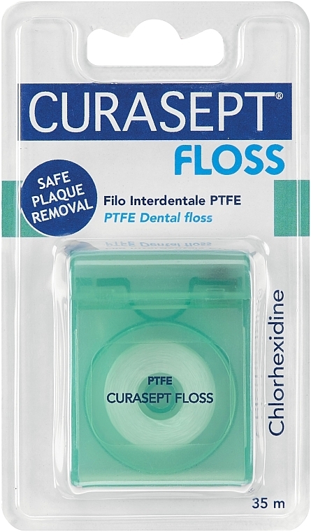 Dental Floss, 35 m - Curaprox Curasept PTFE Floss Chlorhexidine — photo N1