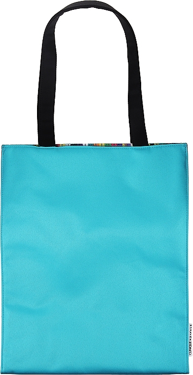 GIFT! Shopper Bag, turquoise - Clinique Love — photo N1