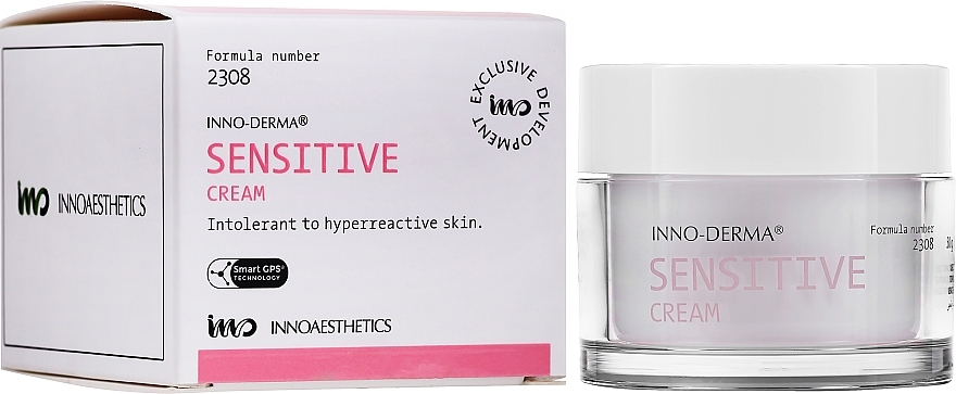 Moisturizing Cream for Sensitive Skin - Innoaesthetics Inno-Derma Sensitive Cream — photo N2