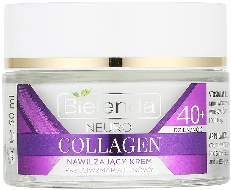 Moisturizing Anti-Wrinkle Cream-Concentrate 40+ - Bielenda Neuro Collagen Moisturizing Anti-wrinkle Cream-concentrate 40+ — photo N2