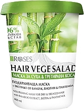 Bamboo Hair Mask - Nature Of Agiva Roses Hair Vege Salad Hair Mask For Dry & Treated Hair — photo N1