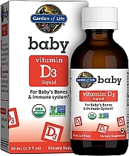 Fragrances, Perfumes, Cosmetics Baby Vitamin D3 Liquid - Dietary Supplement for Bone Health & Immune Support System - Garden of Life Baby Vitamin D3 Liquid