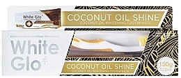 Fragrances, Perfumes, Cosmetics Set - White Glo Coconut Oil Shine (toothpaste/120ml + toothbrush)