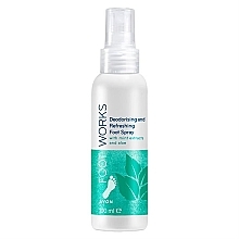 Fragrances, Perfumes, Cosmetics Refreshing Mint & Aloe Foot Spray - Avon Works Deodorising And Refreshing Foot Spray