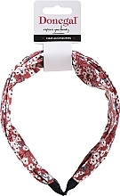 Fragrances, Perfumes, Cosmetics Hairband, FA-5613, red with white flowers - Donegal