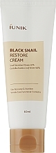 Fragrances, Perfumes, Cosmetics Anti-Aging Repairing Cream with Black Snail Mucin - IUNIK Black Snail Restore Cream
